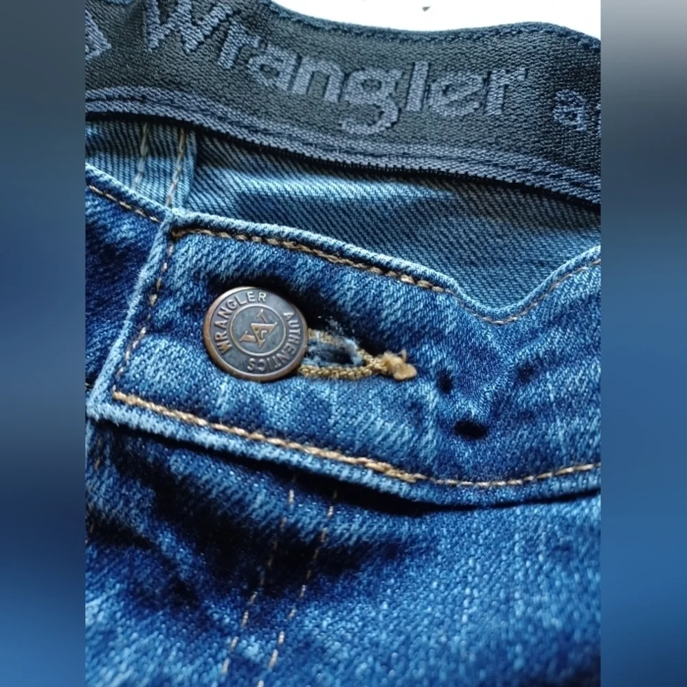 Wrangler Authentics Men's Blue Denim Jeans 40x34